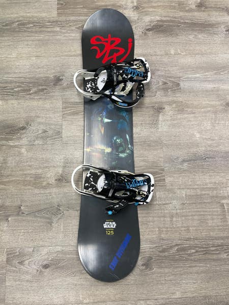 burton chopper snowboard 2015 Men's Burton Chopper Star Wars Snowboard Burton Mission Smalls Bindings  (Used) | 125 cm | SidelineSwap