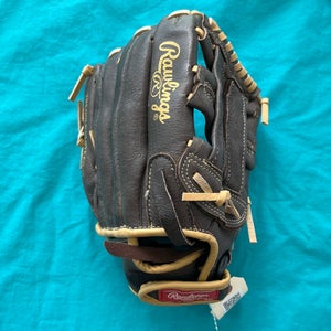 Brown Rawlings Highlight Series Right Hand Throw Infield Baseball Glove 11.5" (Used)