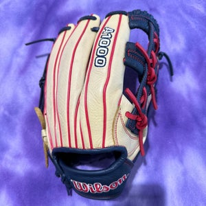 Brown Wilson A1000 Right Hand Throw Outfield Baseball Glove 12" (New)