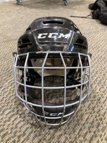 Black Medium CCM Tacks 110 Helmet (Used)