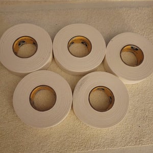 Lot of 5 Rolls Howie’s White Cloth Hockey Tape Brand New