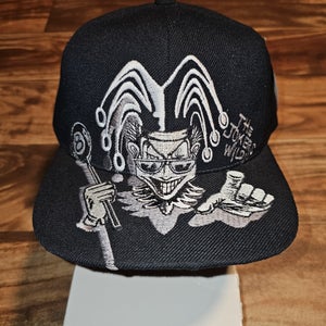 NEW Vintage Rare The Jokers Wild Big Logo Embroidered Batman Hat Cap Snapback