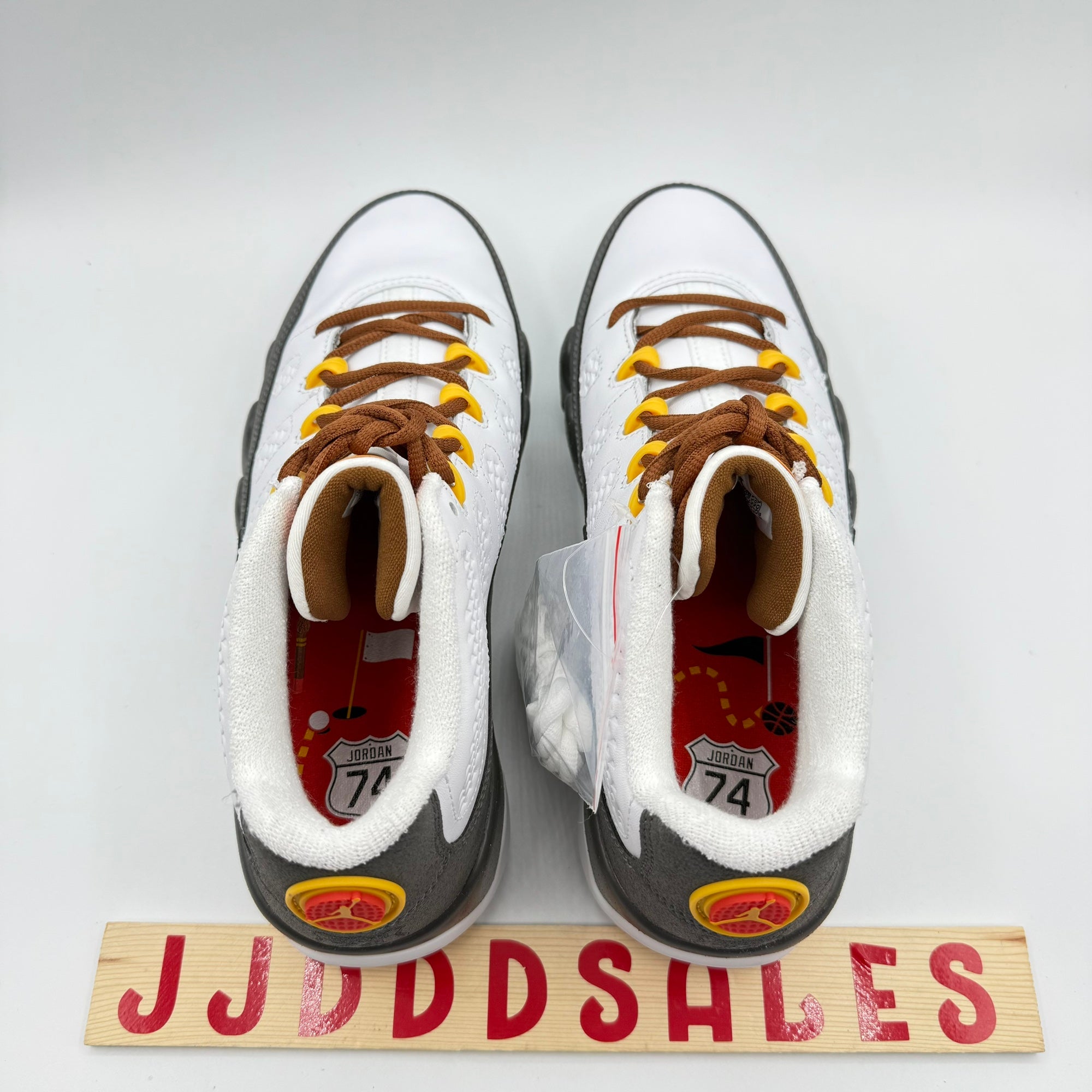 Nike Air Jordan 9 G NRG U24 U.S. Open Masters PGA White Gold