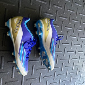 Used Adidas Messi Soccer Cleats White Senior 8 11698-s000226023