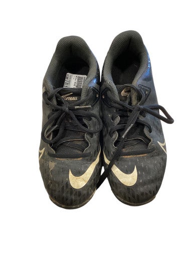 Used Nike NIKE DIAMOND BB/SB Cleats Black Junior 01.5 11884-S000042337