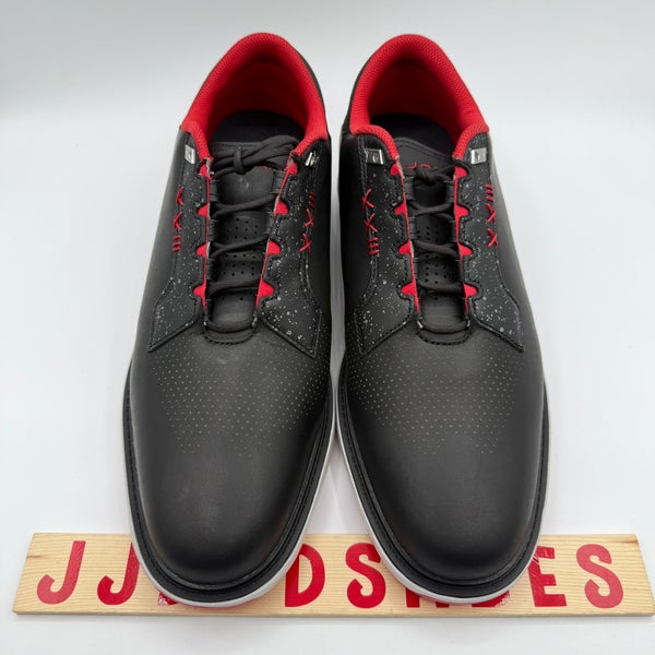 Nike Air Jordan ADG 5 Low Golf Shoes Black Red Bred FQ7874  display picture 2