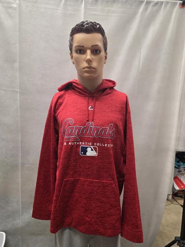St. Louis Cardinals Majestic Hoodie L MLB