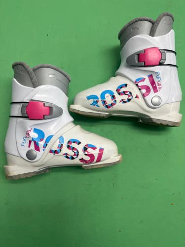 Kid's Rossignol Fun Girl All Mountain Ski Boots (Used) | Mondo 20.5 (246mm)