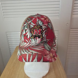 Maryland Terrapins Top Of The World Floral Meshback Hat NCAA