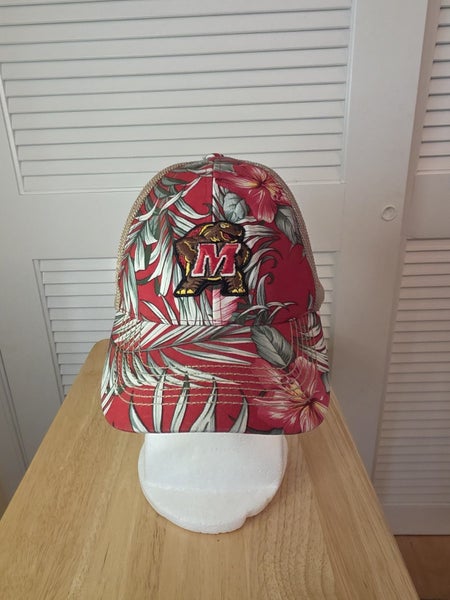 Maryland Terrapins Top Of The World Floral Meshback Hat NCAA