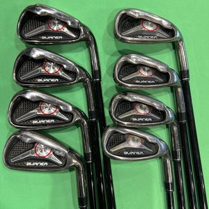 Men's TaylorMade Burner Iron Set  #3-9,PW | REAX SuperFast 65g Regular Shaft