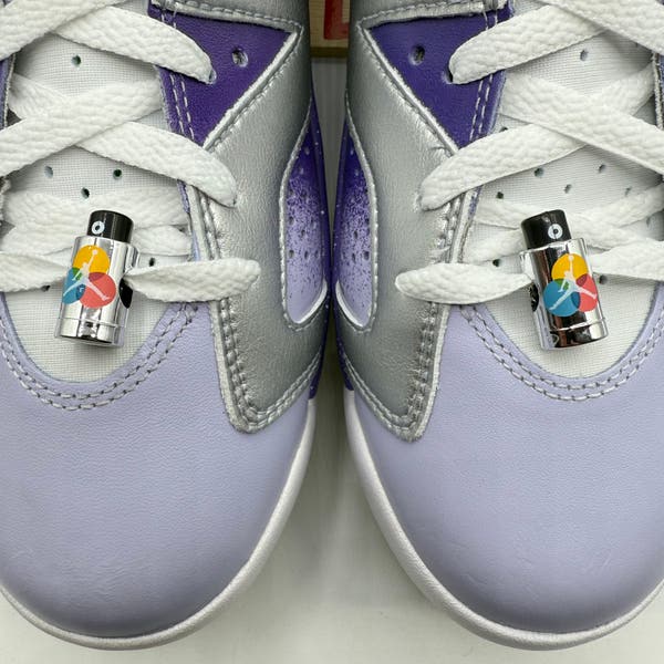 Nike Air Jordan 6 Retro NRG Low Golf US Open Silver Purple