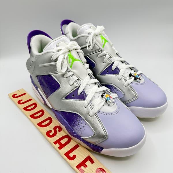 Nike Air Jordan 6 Retro NRG Low Golf US Open Silver Purple FD0205