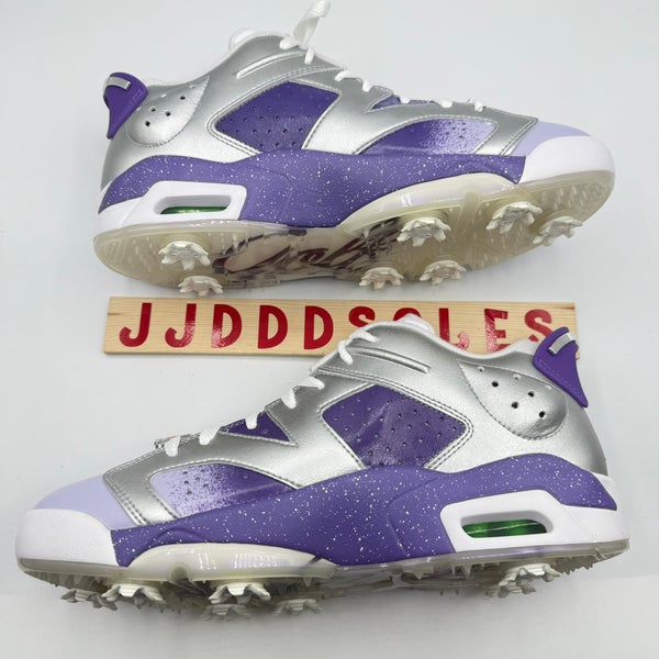 Nike Air Jordan 6 Retro NRG Low Golf US Open Silver Purple FD0205