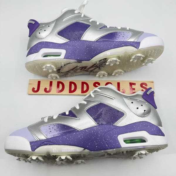 Nike Air Jordan 6 Retro NRG Low Golf US Open Silver Purple FD0205