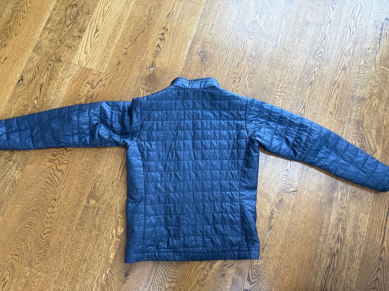 Patagonia Blue/Orange Nano Puff Jacket (Adult Size M)