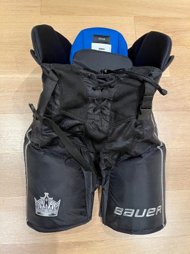 Pro Stock Bauer Nexus Lite Pants Black Senior Medium LA Kings