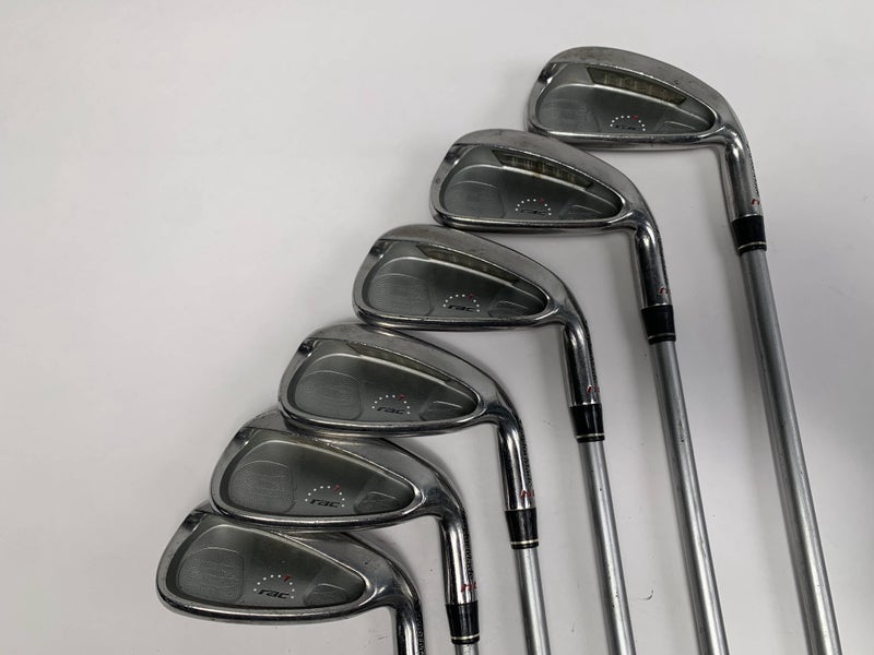 TaylorMade Rac HT Iron Set 5-PW MAS2 55g Regular Graphite Mens RH Midsize Grips