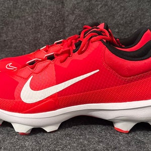 Men’s Nike Force Trout 9 Pro MCS FB2908-600 Red White Baseball Cleats Size 11