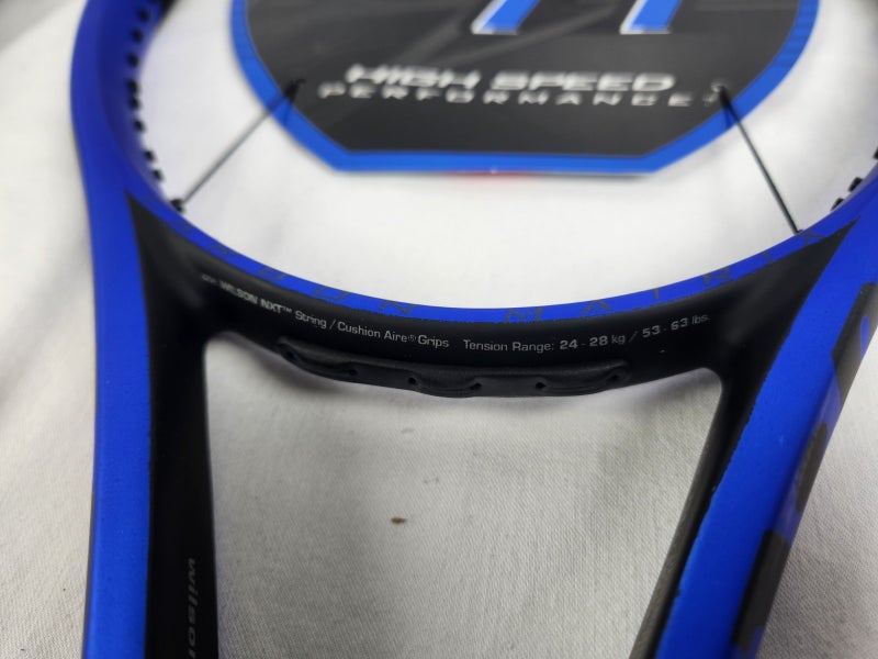 Raquette De Tennis Wilson Hammer H Wave MP (T7534) Avec Housse. Un Modèle Vintage, Taille De Grip 4 1/2, Tamis 100 Pouces Carrés. Neuve, Jamais Servie, Pour Les Amateurs De Belles Raquettes !