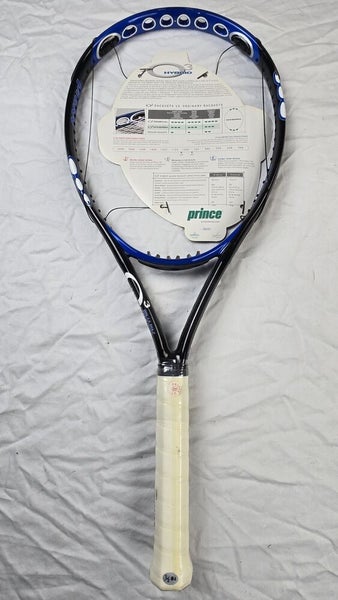 VTG NOS Prince O3 Hybrid Shark Tennis Racket TC166A 4 1/2" Unstrung OS 110 Sq In