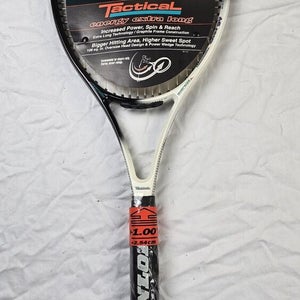 VTG NOS Dunlop Tactical Energy Extra Long Tennis Racket 4 3/8" Strung OS 108 Sq