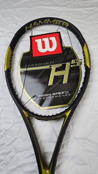 VINTAGE NOS Wilson Hammer H5 Tennis Racket T7435 4 1/2", Unstrung, OS, 102 Sq In