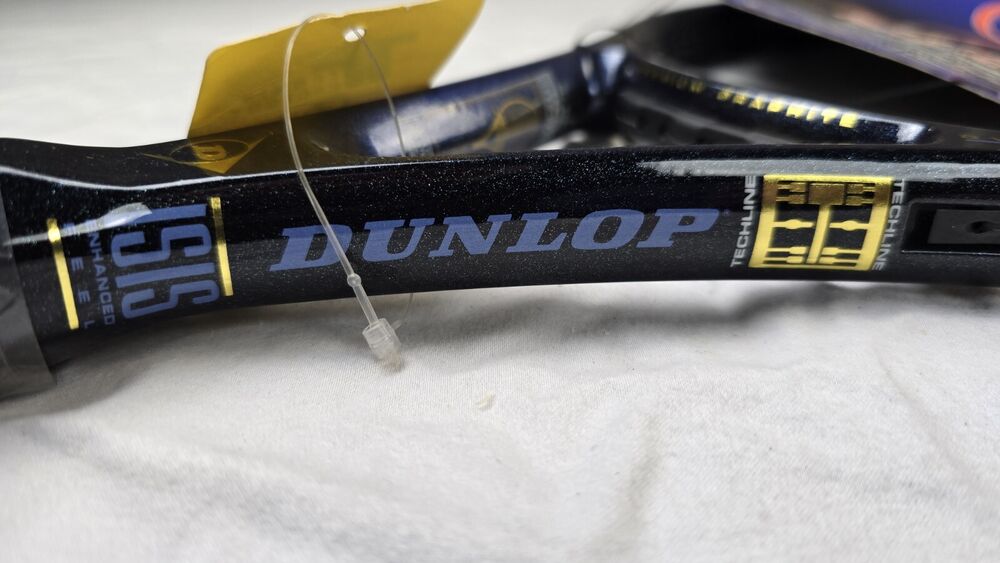 VINTAGE NOS Dunlop Spirit Revelation Tennis Racket 4 1/2" Oversize, 108 Sq In.