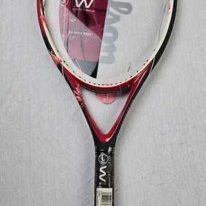 Wilson NCode W2 Spicy Ruby Tennis Racket  4 5/8" Unstrung, OS, 117 Sq In., NOS