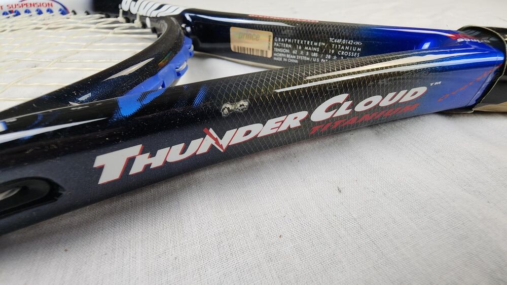 Prince Thundercloud Tennis Racket (TC44F) - 4 1/8 in, Strung, OS, New w/o Tags