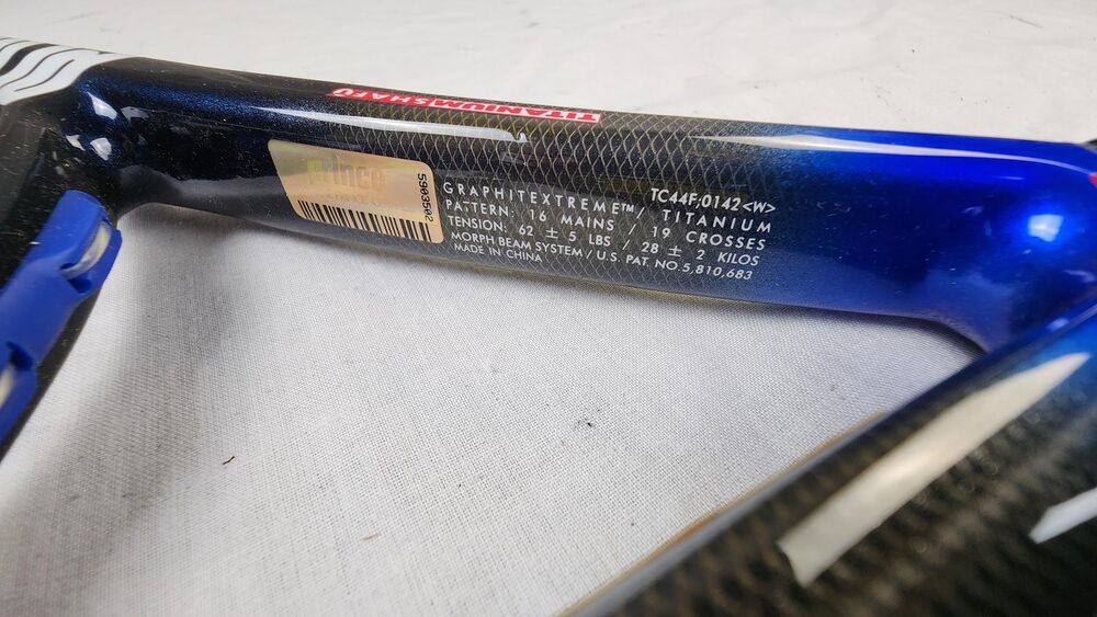 Prince Thundercloud Tennis Racket (TC44F) - 4 1/8 in, Strung, OS, New w/o Tags