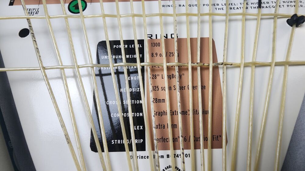 VTG NOS Prince Triple Threat Ring Tennis Racket (TC64) 4 1/2" 125 Unstrung OS