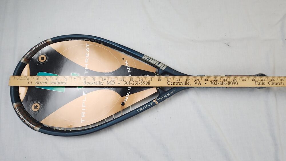 VTG NOS Prince Triple Threat Ring Tennis Racket (TC64) 4 1/2" 125 Unstrung OS