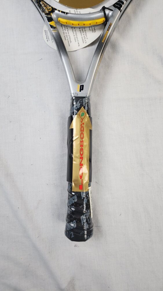 Raquette De Tennis Prince Thunder UltraLite – Titane, Grip 4 1/2, Tamis 100 In² – Vintage NOS