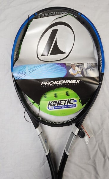 Pro Kennex Kinetic PSE 15G Tennis Racket w/ Dampener - 4 3/8 in, Unstrung