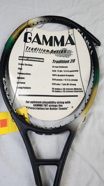 Gamma Tradition Series 20 Tennis Racket - 4 3/8 in, Unstrung, MID, Vintage