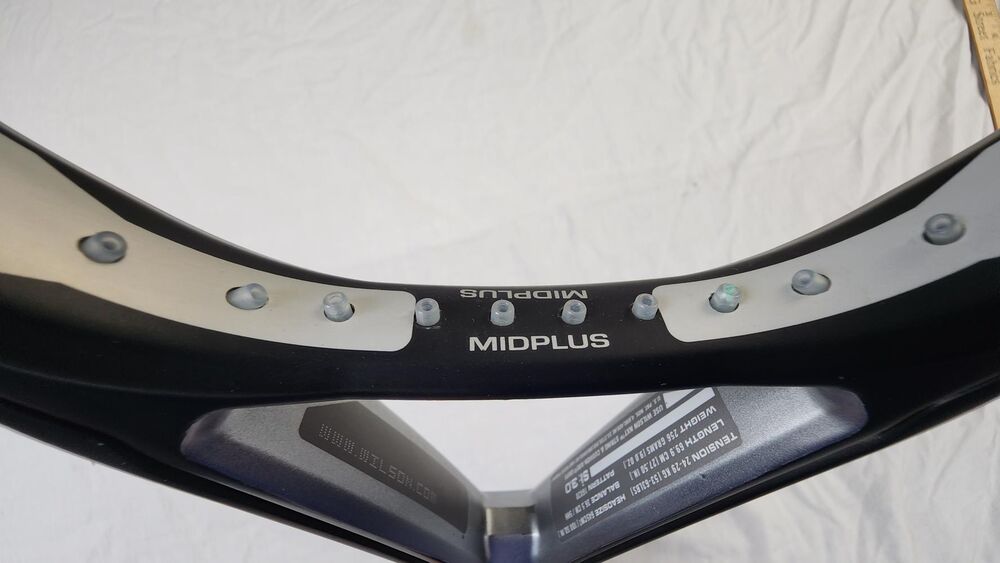 VTG NOS Wilson Triad T3 Tennis Racket T7513 w/ Cover 4 3/8" Unstrung MP 100 Sq