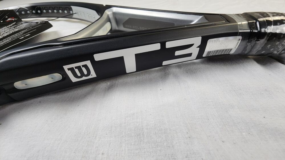 VTG NOS Wilson Triad T3 Tennis Racket T7513 w/ Cover 4 3/8" Unstrung MP 100 Sq