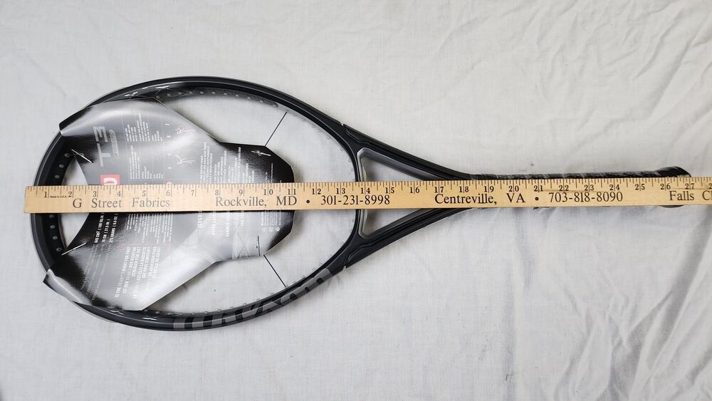 VTG NOS Wilson Triad T3 Tennis Racket T7513 w/ Cover 4 3/8" Unstrung MP 100 Sq