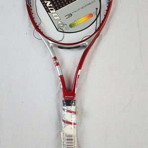 Dunlop Sport 300 Tennis Racket w/ Dampener - 4 1/8 in, Unstrung, MP, Vintage