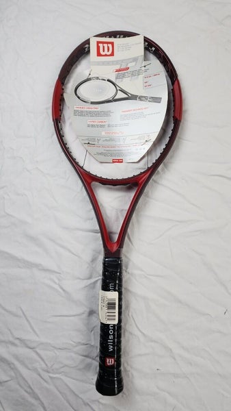 VINTAGE NOS Wilson Hammer H Blaze Tennis Racket T7537, 4 5/8" MID 95 Sq In. Red
