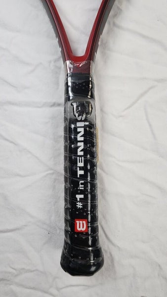 VINTAGE NOS Wilson Hammer H Blaze Tennis Racket T7537, 4 5/8" MID 95 Sq In. Red