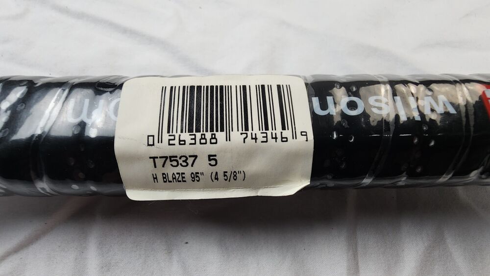 VINTAGE NOS Wilson Hammer H Blaze Tennis Racket T7537, 4 5/8" MID 95 Sq In. Red