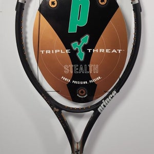 VINTAGE NOS Prince TT Stealth Tennis Racket TC69A 4 1/4" Unstrung, OS 115 Sq In.