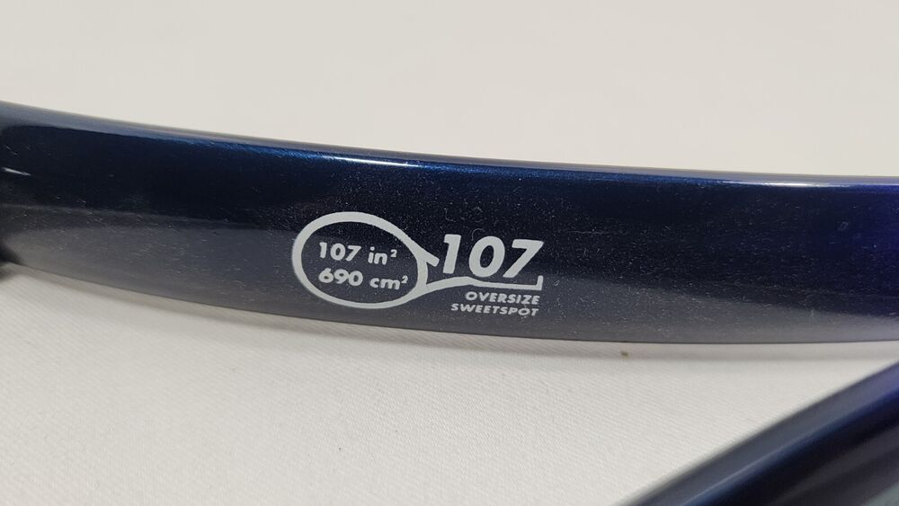 VINTAGE NOS Prince PowerLite XLT Tennis Racket TM1B 4 1/8" Strung, OS 107 Sq In.