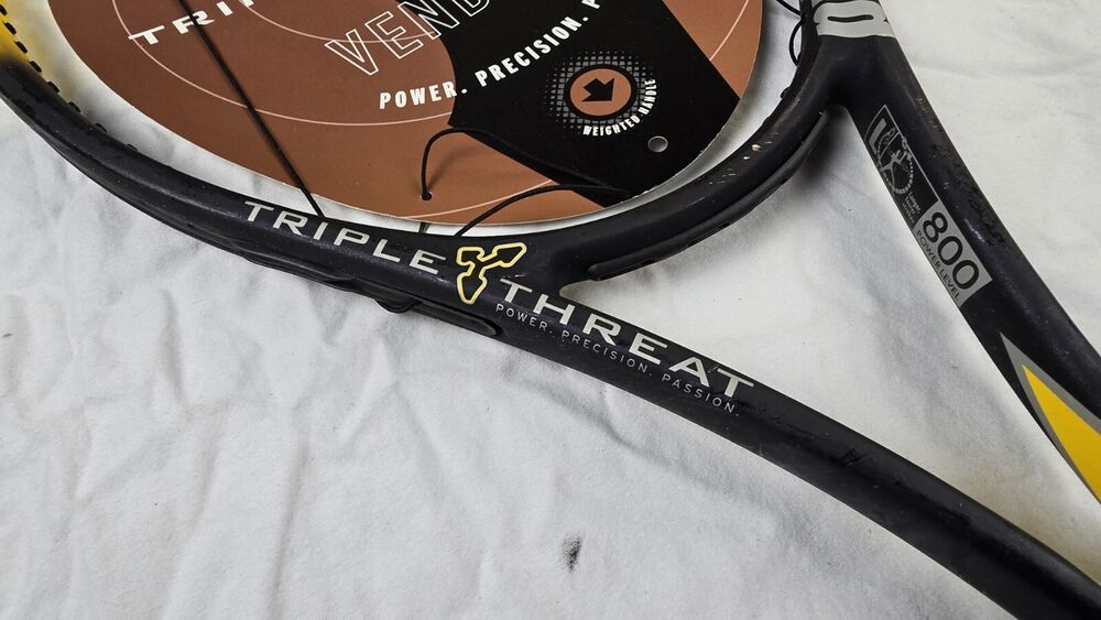 VTG NOS Prince Triple Threat Vendetta Tennis Racket TC76A 4 1/2" MP 95 Sq In.