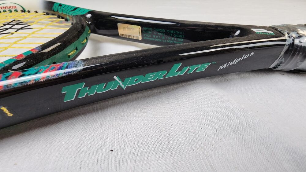 Prince Thunderlite Tennis Racket (TC44B) - 4 1/2 in, Longbody, MP, Vintage