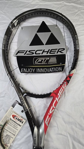 VTG NOS Fischer Twintec 950 Tennis Racket R31004, 4 1/4" Unstrung OS 112 Sq In