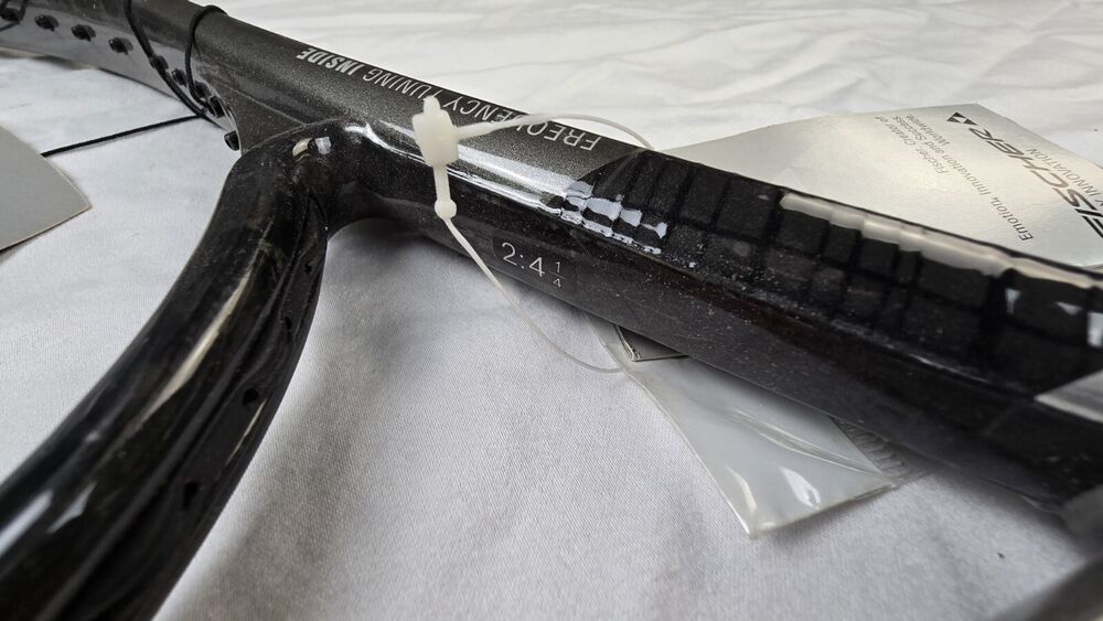 VTG NOS Fischer Twintec 950 Tennis Racket R31004, 4 1/4" Unstrung OS 112 Sq In