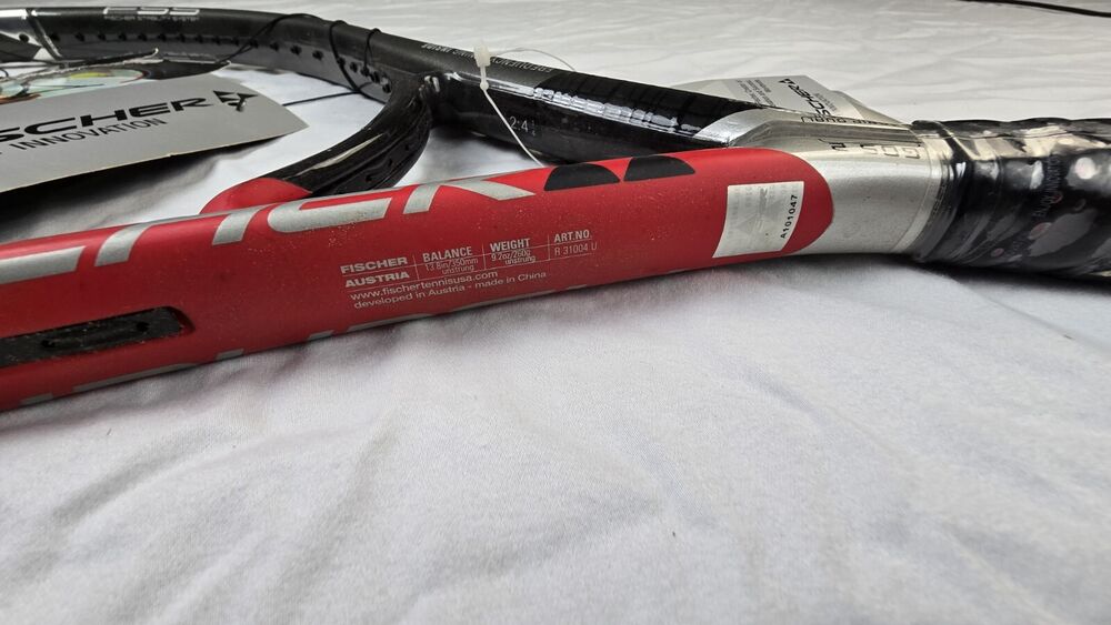VTG NOS Fischer Twintec 950 Tennis Racket R31004, 4 1/4" Unstrung OS 112 Sq In
